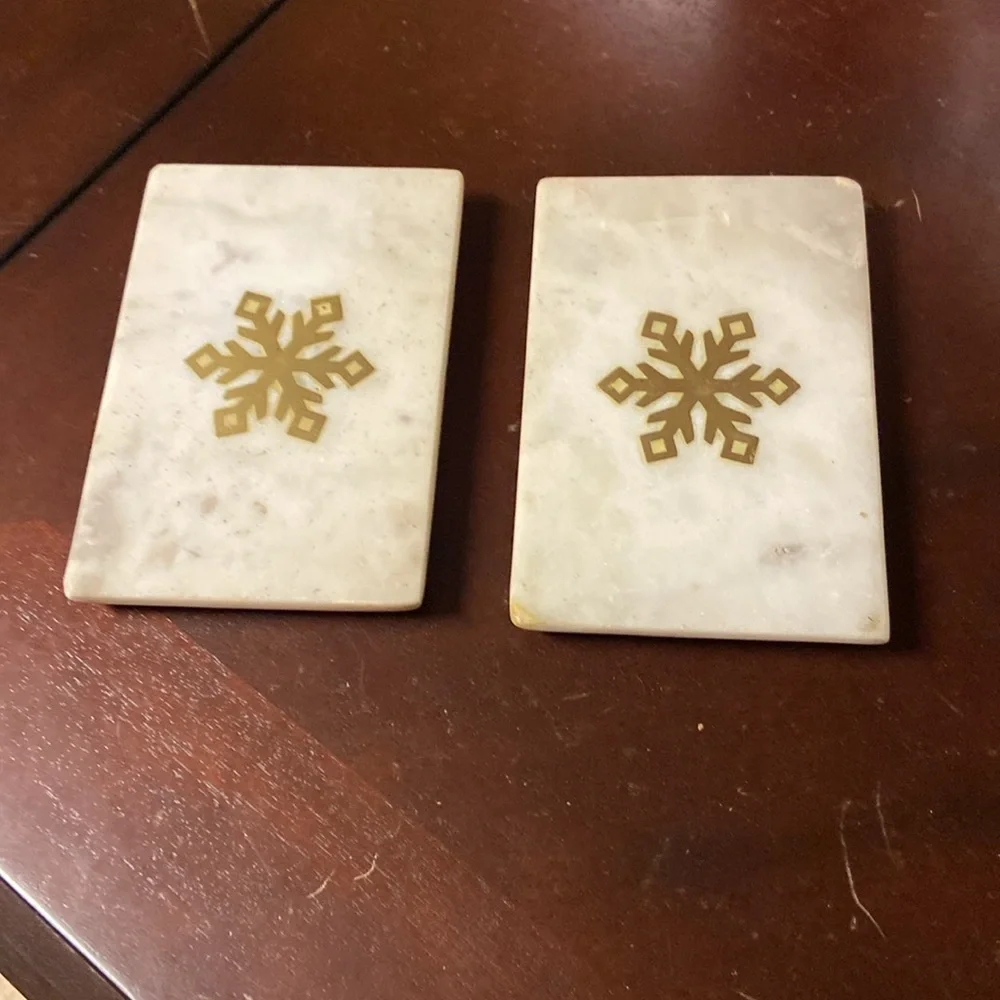 Marble coasters
